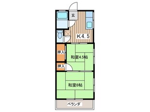 サンハイツの物件間取画像